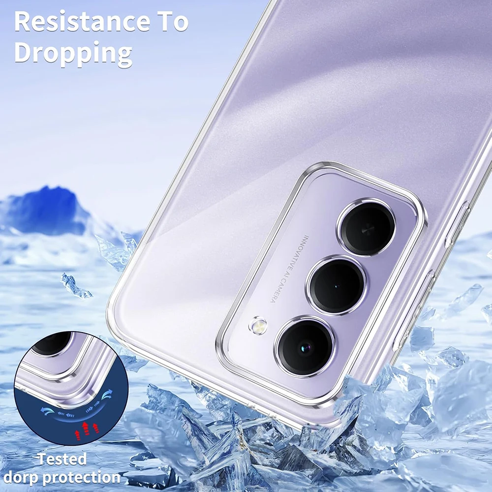 Ultra Thin Transparent Shockproof Silicone Phone Case