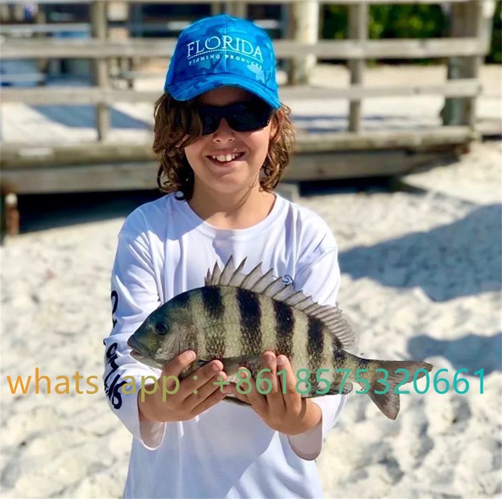 Kids Fishing T-Shirt Long Sleeve Performance Shirt Camisa De Pesca Summer Soft Fabric Quick Dry Clothes Children's T-shirt