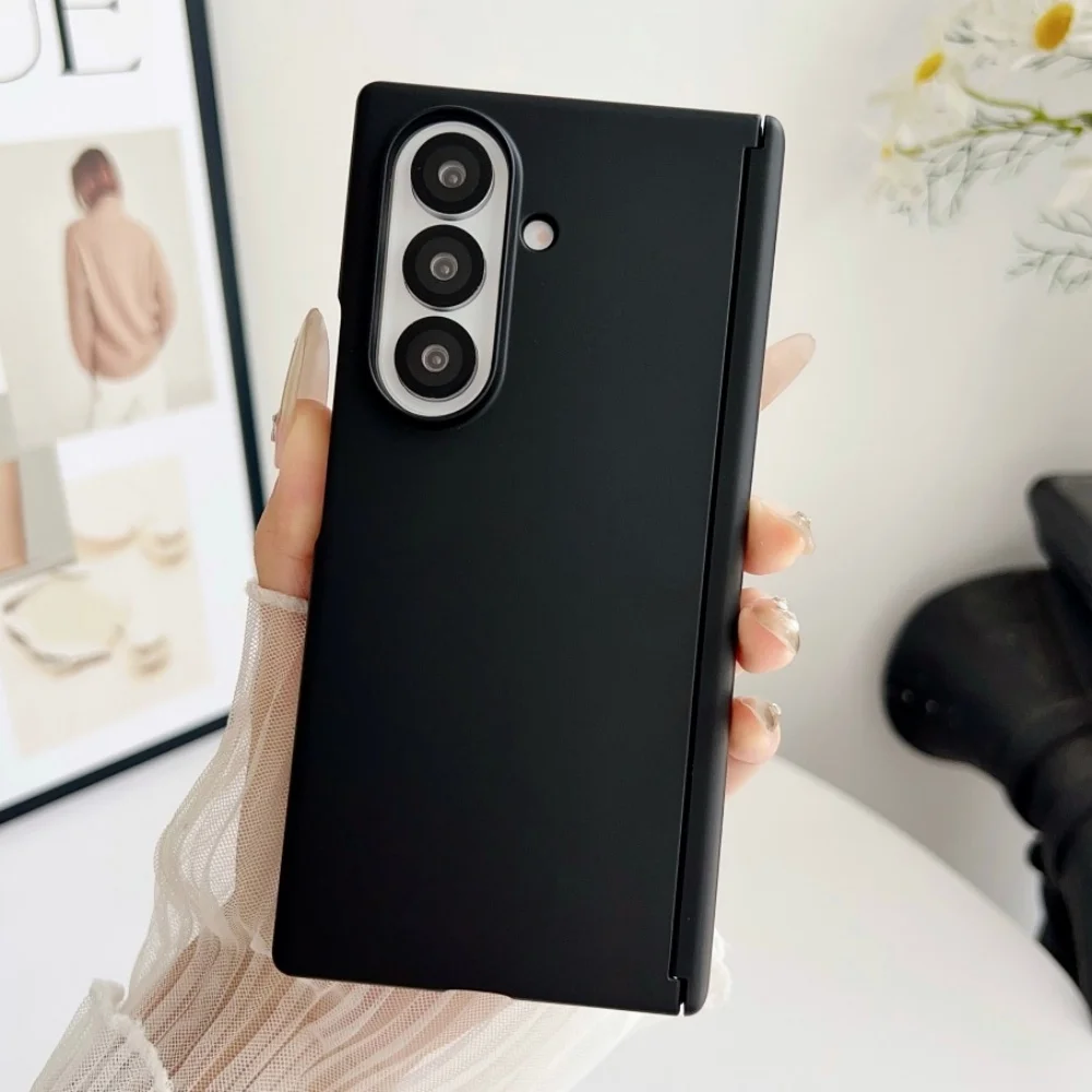 Matte Slim Shockproof Hinge Phone Case with Durable Connection Cover