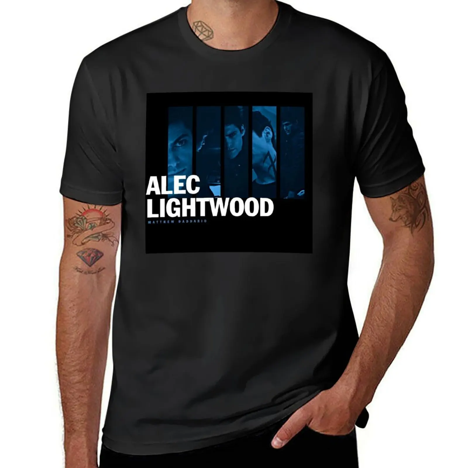 

Футболка мужская оверсайз Alec Lightwood x Matt Daddario, милая одежда, эстетическая одежда, футболки для мужчин