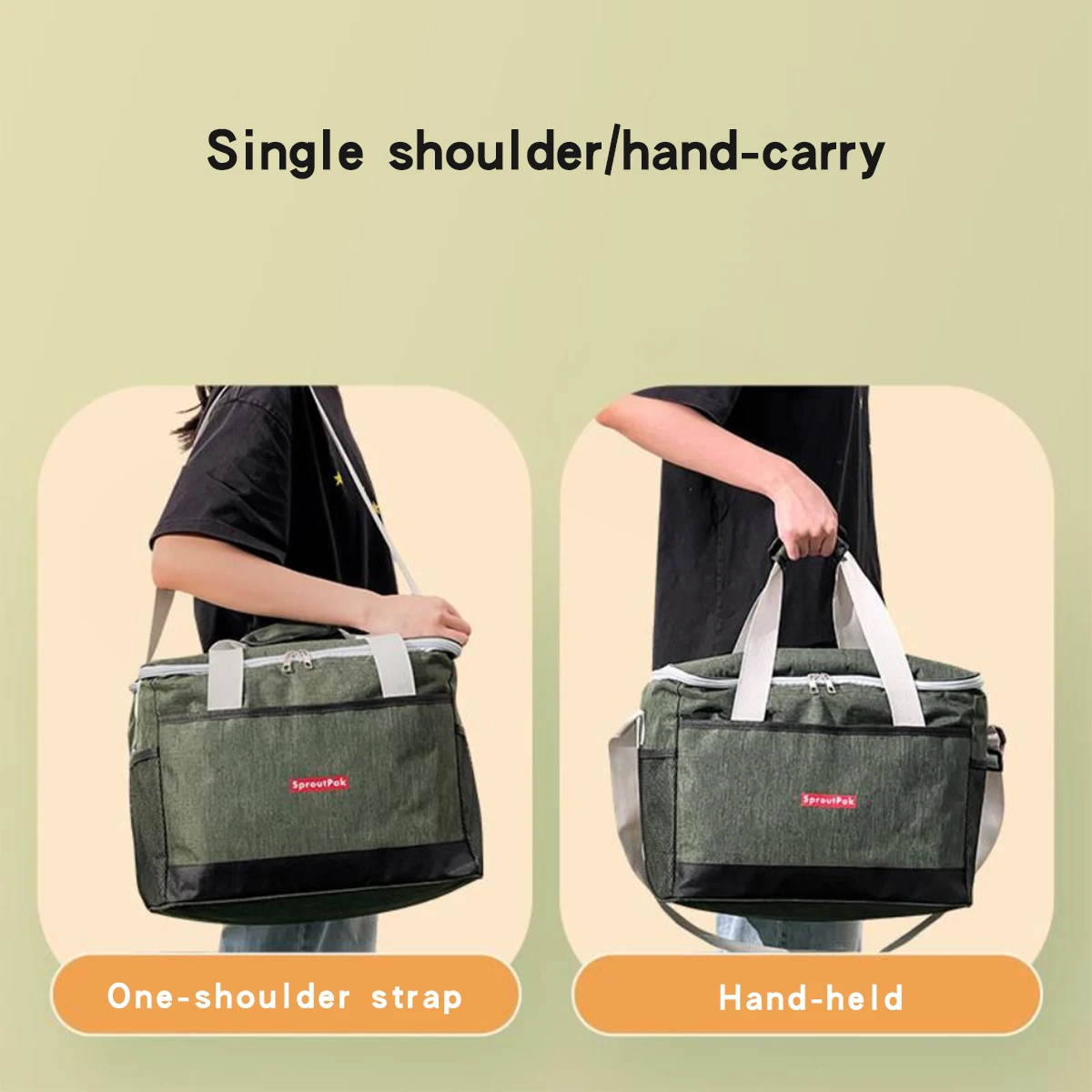 حقيبة تخزين للتخييم من WORTHBUY، حقيبة تبريد محمول...