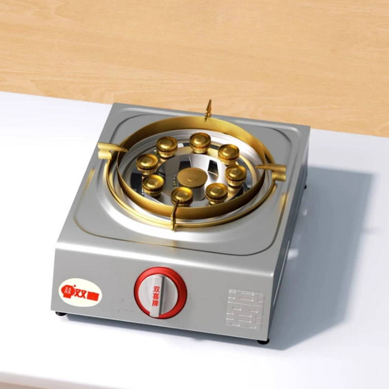Simple Special Thick Without Magnetic Stainless Steel Gas Single Stove Household Safety Leakage Prevention Liquefied Gas Stove 4