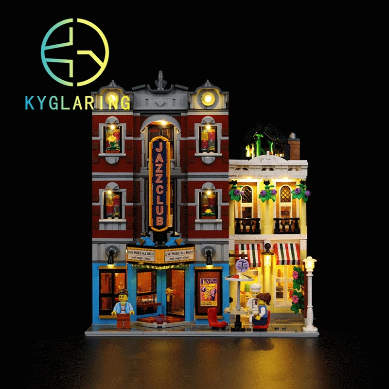 Kyglaring Led Kit Per Il 10312 Jazz Club Lighting Set Giocattoli Fai Da Te (Non Inclusi Building Blocks)