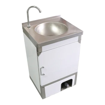 อ่างล้างจานแบบพกพาพร้อมน้ําร้อนพร้อมถัง อ่างล้างมือแบบพกพาพร้อมอ่างล้างจานน้ําร้อนกลางแจ้ง 1