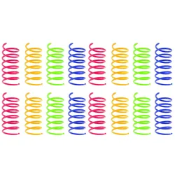 Colorful Cat Spring Toys - Durable Interactive Pet Toy (16pcs)