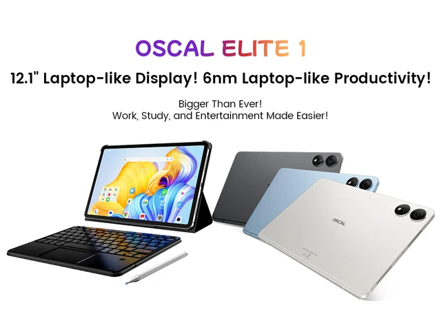 2024 OSCAL ELITE 1 Tablet Android 14 Blackview 12.1 inch 2.5K 