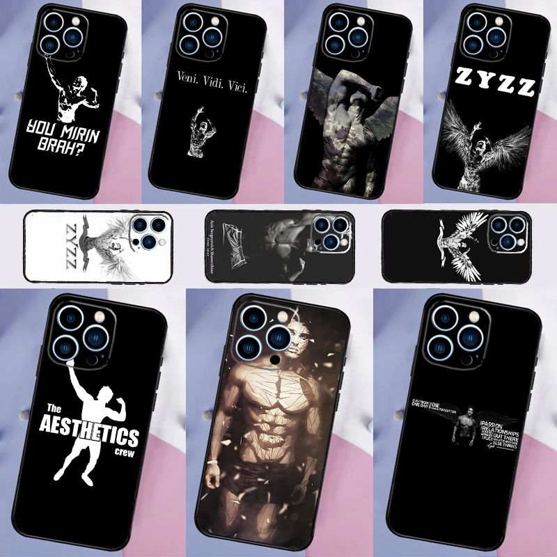 Чехол Zyzz Aziz Shavershian для iPhone 15 14 Pro 11 12 13 Pro Max XS X XR 7 8 Plus SE 2020 12 13 Mini, мягкий чехол