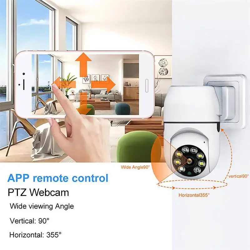 A11 Mini Camera Wifi Smart Home PTZ Webcam IP Camera Security CCTV LED Night Vision Baby Monitor Video Surveillance US EU Plug 5