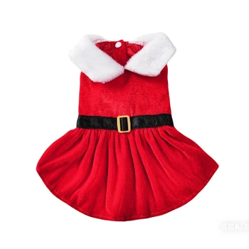 Robe de Noël pour Petits Chiens : Tenue de Fête Festive pour Chihuahua, Carlin & Yorkshire - 2025 - Doglovedesign : Vêtement et accessoires pour chiens