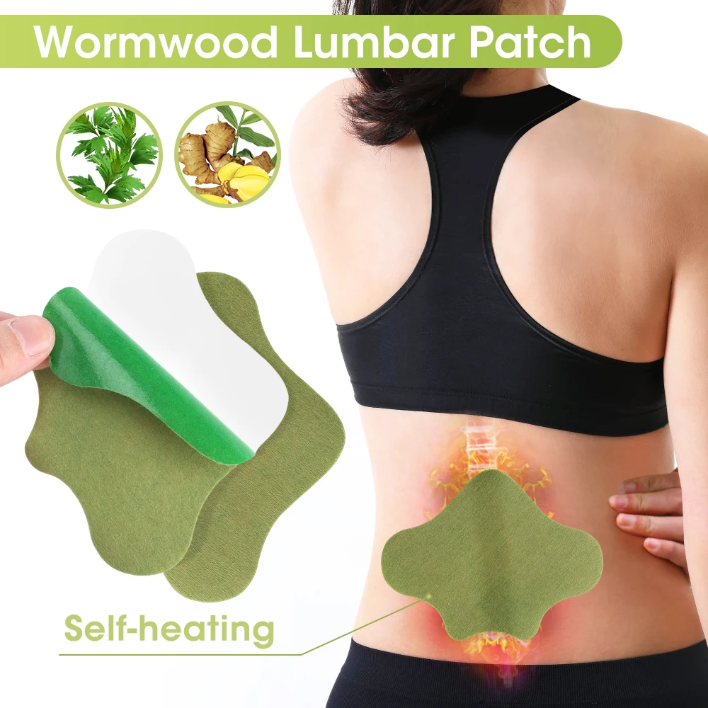 Wormwood Waist Stickers Patches Lumbar Plaster Neck Joint Arthritis Muscle Soreness Relief Sleeping Aid 12/36/60pcs pain relief patch