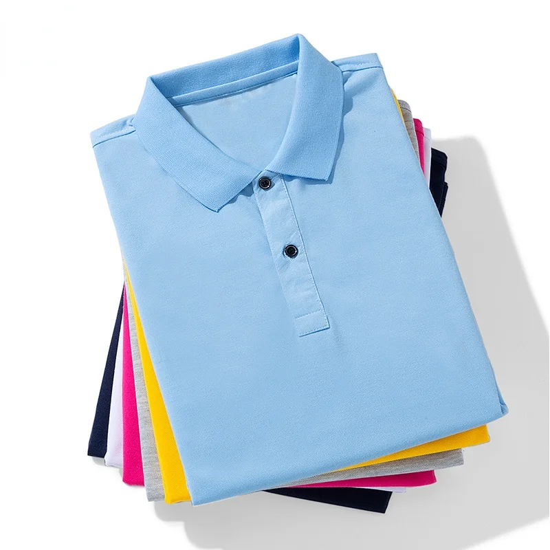 

Men 2021 Summer Brand New Business Casual Style Polo Shirts Men Short Sleeve Fashion Slim Solid Color Polo Shirt Tee Shirt Men