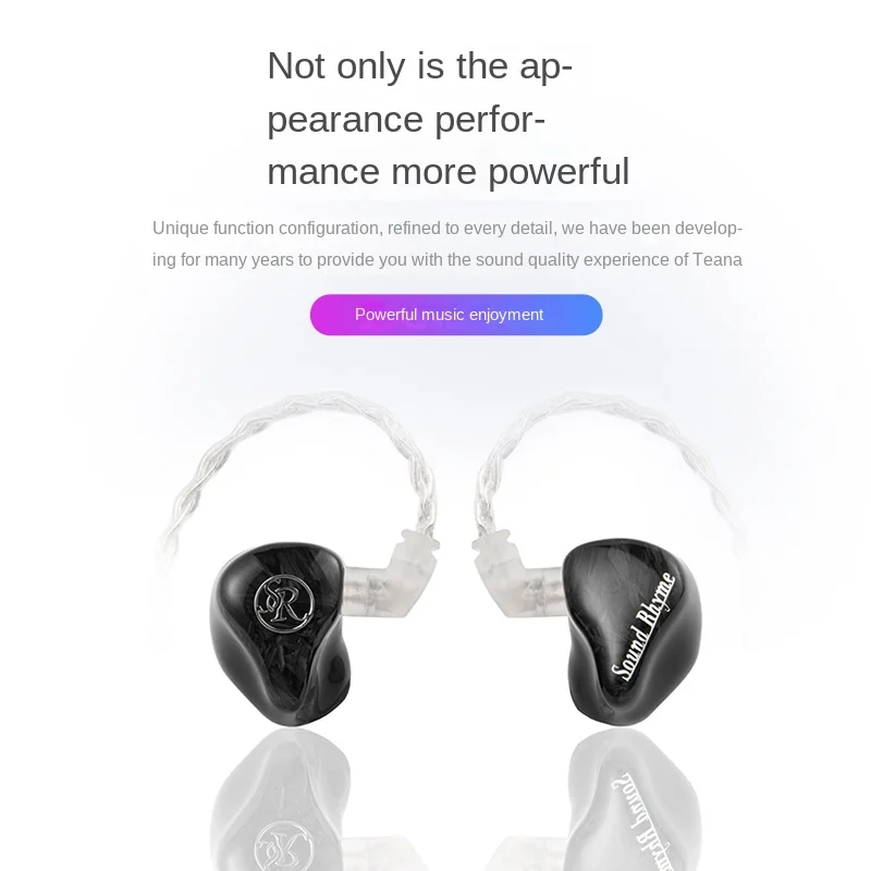 

Sound Rhyme SR5 Earphone In-ear Lou's Five-unit Moving Coil Iron Hifi Heavy Bass 0.78 Wired High Sound Quality