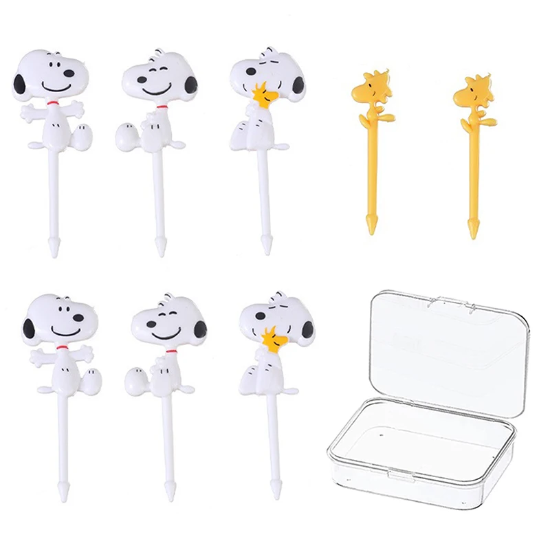 

Animal Fruit Fork Food Grade Plastic Mini Cartoon Kids Cake Fruit Toothpick Bento Lunch Bento Accessories Party Decoration