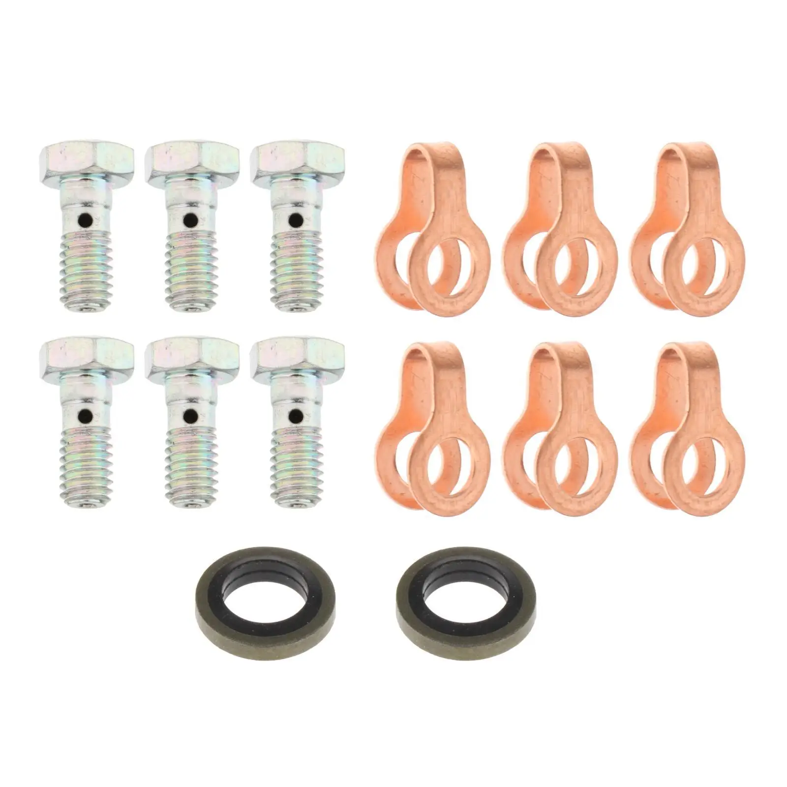

Fuel Return Line Banjo Bolts Fuel Line Kit Repair Fuel Return Line Banjo Bolt Vehicle Fitting for 4BT 6BT 6ct 12V Engines