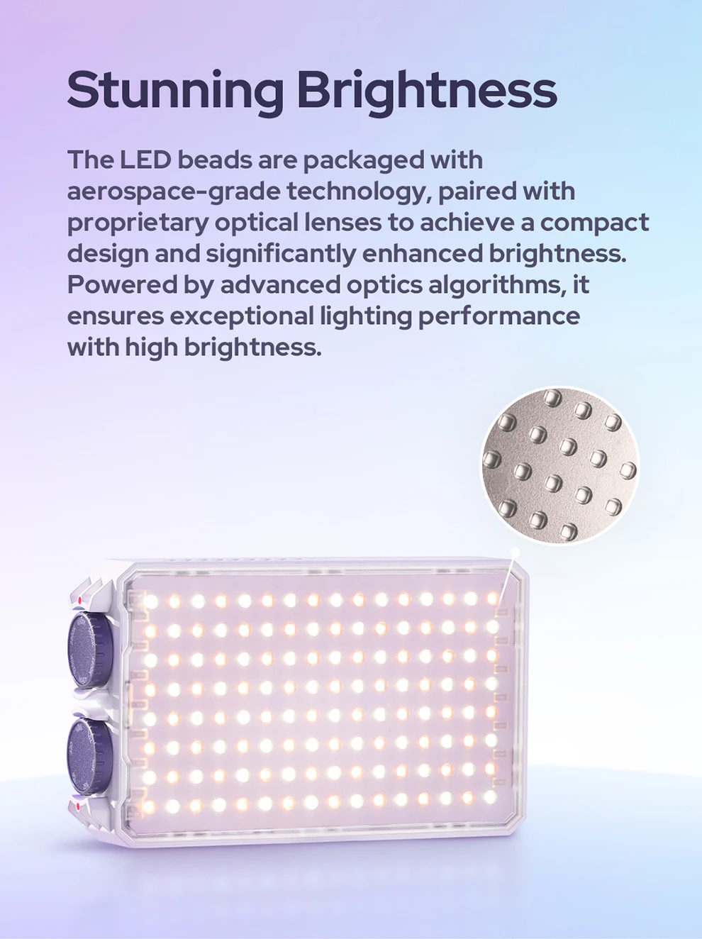 C30Bi C30R Litemons LED Light Panel Lightweight CRI94+ TLCI96+ 2800K-6500K Pocke