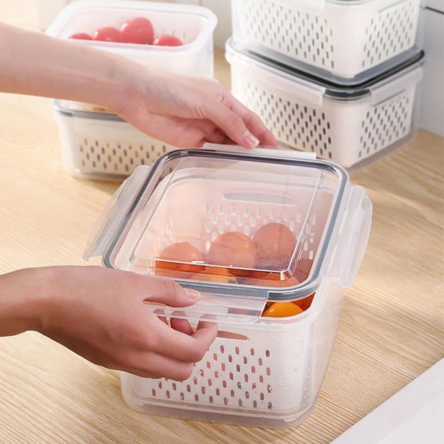 Fridge Organizer Containers Vegetable  Refrigerator Organizer Containers -  Portable - Aliexpress