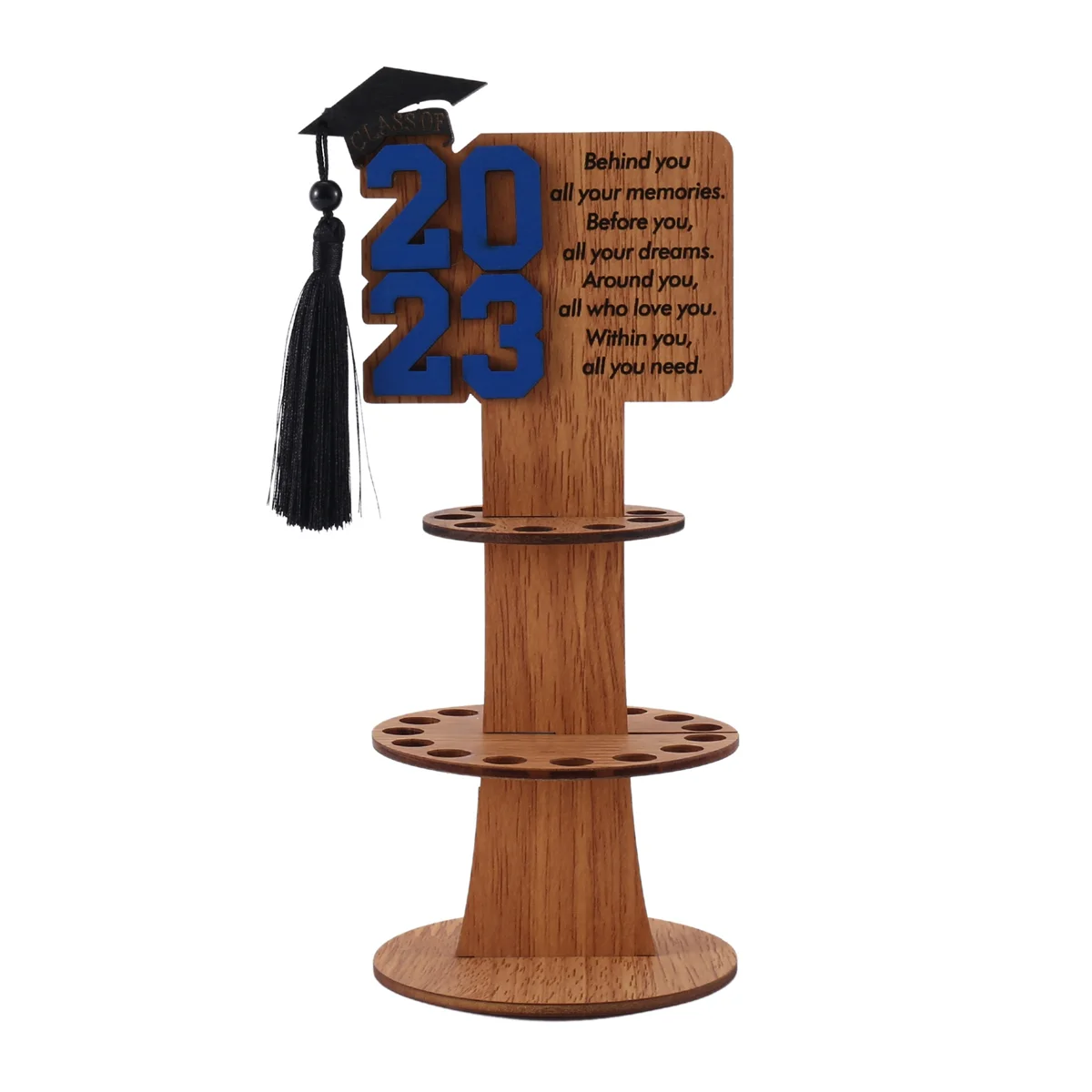 

Graduation Gift Money Holder - DIY Double-Layer Cash Holders W/ 25 Holes Gift for Graduation Party F