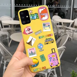 Stylish Jelly Soft Silicone TPU Phone Case for A51 5G (Colorful)