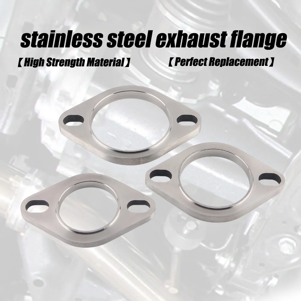 Kit Flangia Scarico 2 Pollici - Acciaio Inox, 2 Bulloni, Per Tubi E Silenziatori - Foto 12