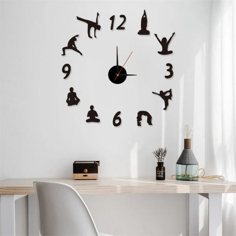 Modern Design Large Wall Clock DIY Quartz Clocks Fashion Watches Acrylic Mirror Stickers Living Room Home Decor Clocks