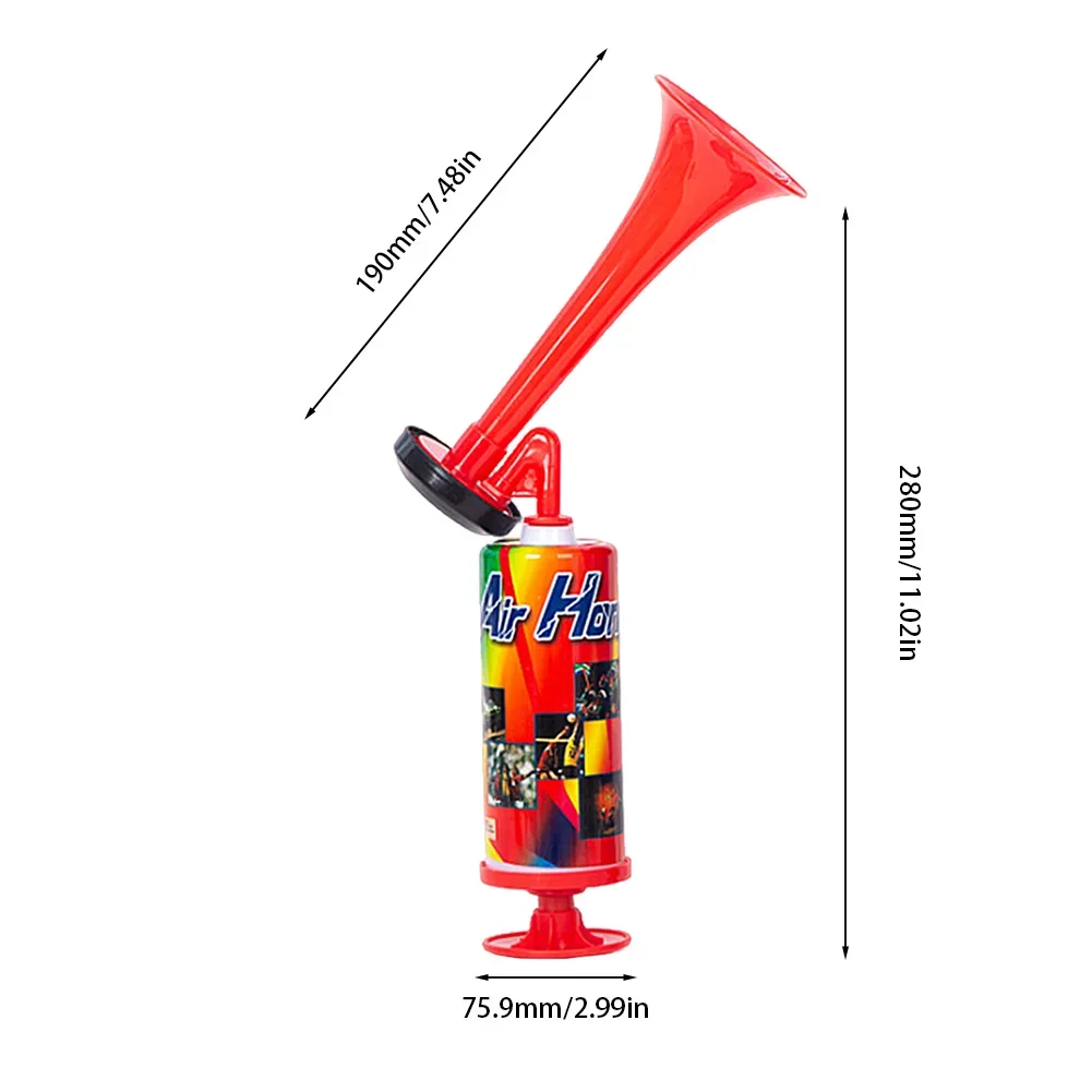 Soccer Game Air Horn Football Stadium Horn Handheld Air Horns Loud Voice Trumpet for Boating Sports Competition Cheering football noise makers