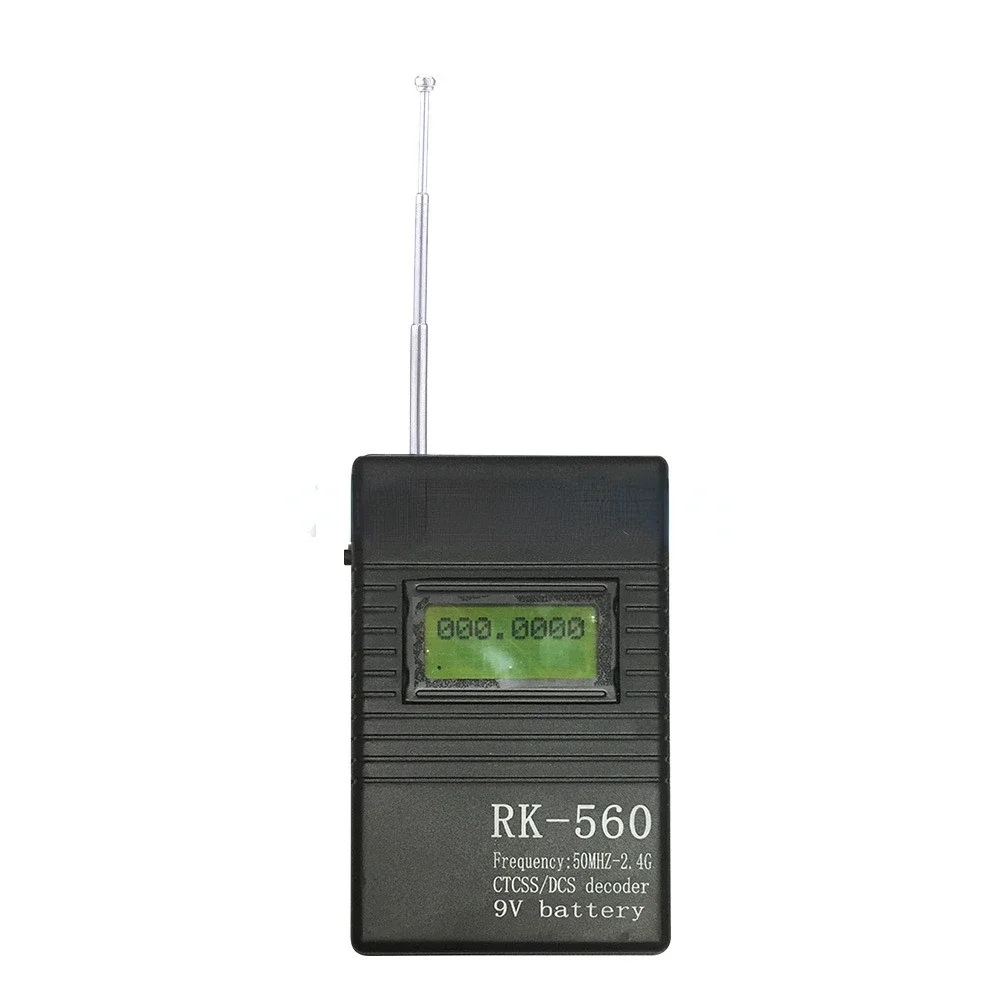 Frequency Counter Tester Frequency Meter RK560 Frequency meter 50MHz-2.4GHz portable handheld frequency meter frequency reader for digital analog sub tone measurement
