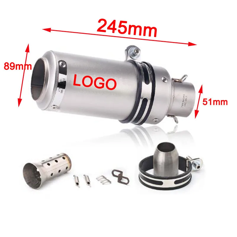   SC  ÷  GP Ʈ, ߸ R1 R3 CBR600RR R6  400 Z800 Z900 Z1000 MT07 , 51mm, 60mm