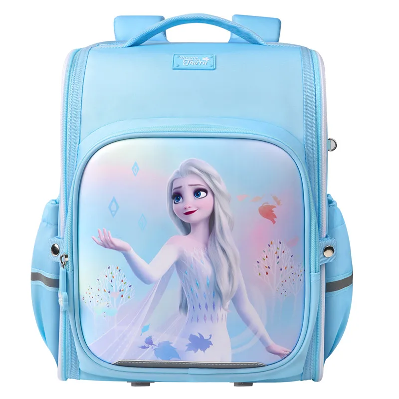 2022 Disney New Frozen School Bags For Girls Elsa Anna Primary Student Shoulder Orthopedic Backpack Large Capacity Gifts Mochila