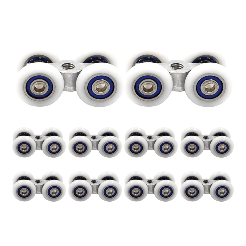 Polia de vidro para porta deslizante, polia