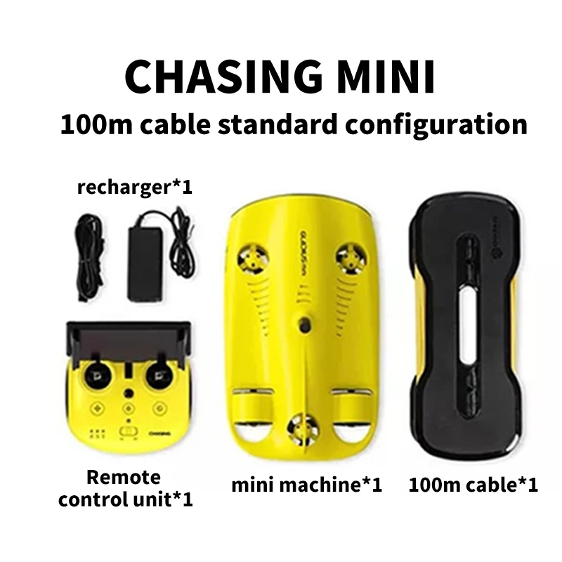 

Mini Underwater Drone with 4K UHD Live Camera Remote Control Submarine for Diving Photography Fish Finder Powered By Battery