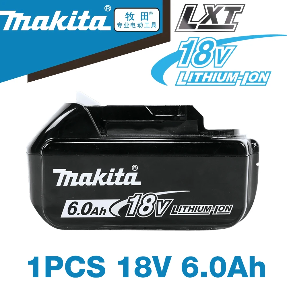 Power Tool Battery Original Makita 6Ah/5Ah/3Ah 18V Battery BL1830B BL1850B BL1850 BL1840 BL1860 BL1815 Replacement Lithium