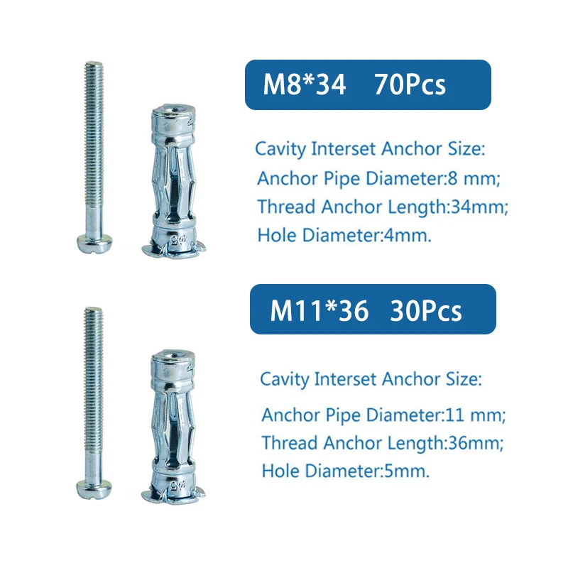 Viti Per Ancoraggio A Parete In Cartongesso, Intonaco E - Foto 9