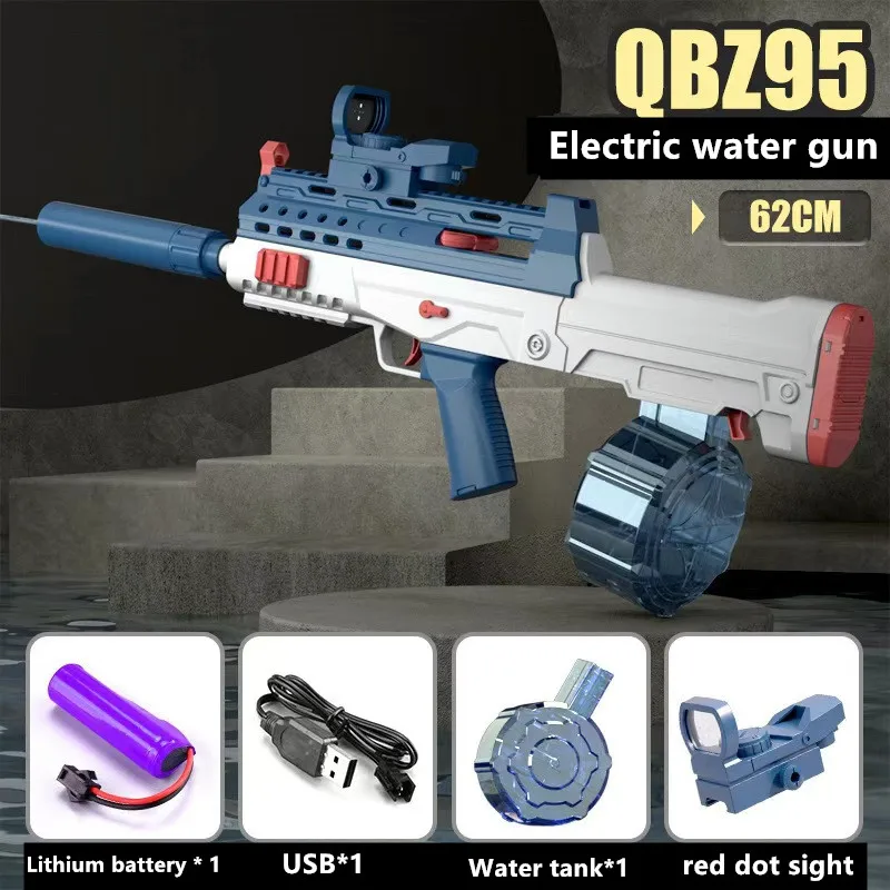 M416 Water Gun Electric pistolet Shoot Toy Full Automatic Summer Shoot Beach Outdoor Fun Toy For Children Boys Girl Adults Gift 4