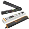 Neoteck 0-225° LCD Digital Protractor Spirit Level Angle Finder Gauge Meter 400mm Electronic Measurement Tool Black Or Silver 6