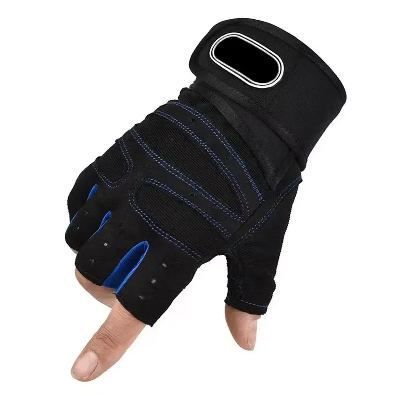 Gym Gloves for Men Women Fitness Weight Lifting Wristband Gloves Body Building Training Sports Exercise Cycling Glove Shockproof 4