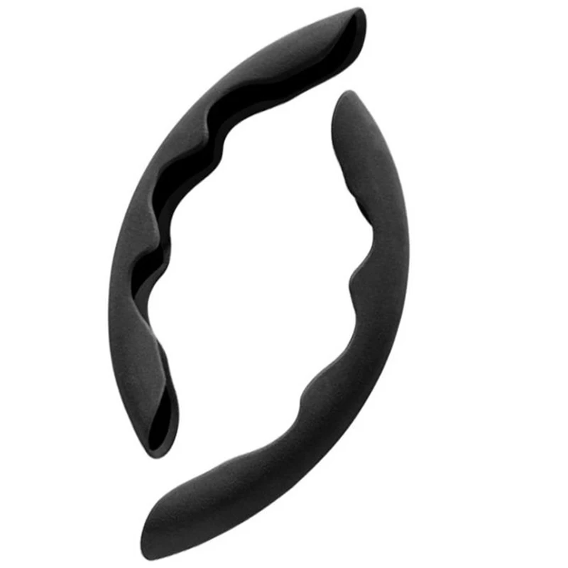

2PCS Universal Car Steering Wheel Cover Handle Anti- Protection Cover for Etc,