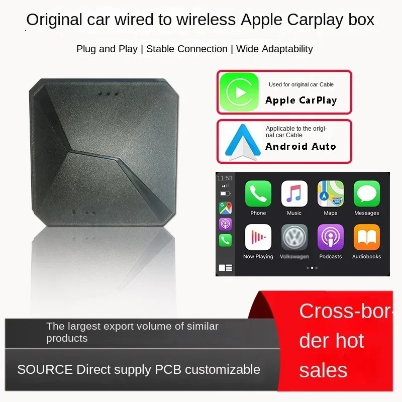 Smart Ai Box Android 13 CarPlay Android Wireless CarPlay Auto Adapter For Netflix For YouTube car intelligent systems