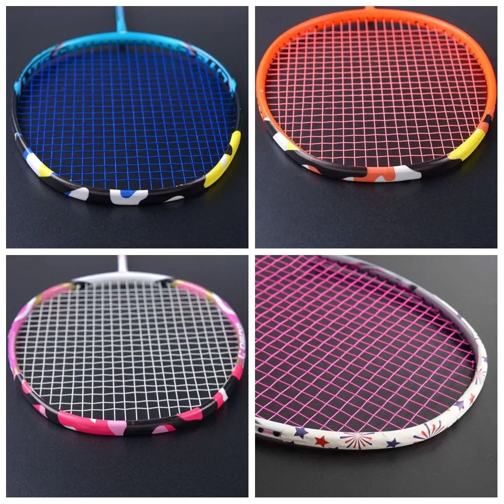 

Multi-color Badminton Racket Head Sticker 1.7*25cm Camouflage Racquet Frame Protector Sticker Reduce Impact and Friction