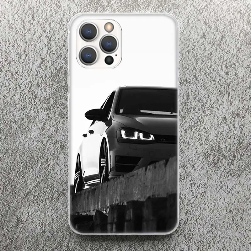 Sport Car Inspired Soft Silicone Phone Case - Vibrant Print Design