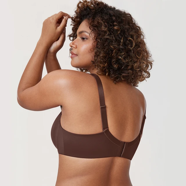 Seamless balconette bra