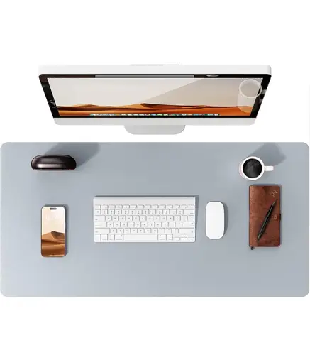 Large Mouse Pad,Office Desk Mat, Leather Desk Pad Protector, Non-Slip PU Leather Desk Blotter, Laptop Desk Pad - Image 36