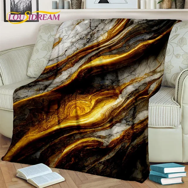 3D Marble Pattern Blanket 1