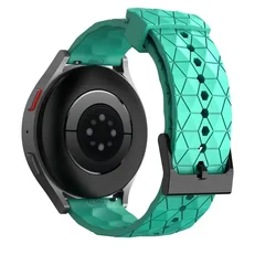 Premium 22mm Silicone Breathable Watch Strap in Black - 22mm Universal (Water duck green)