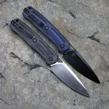  ARKONA Nettle F Folding N690 Blade Steel Mecarta/Carbon Fibre Handle Outdoor Hiking Fishing Camping Hunting Pocket Survival Tool 