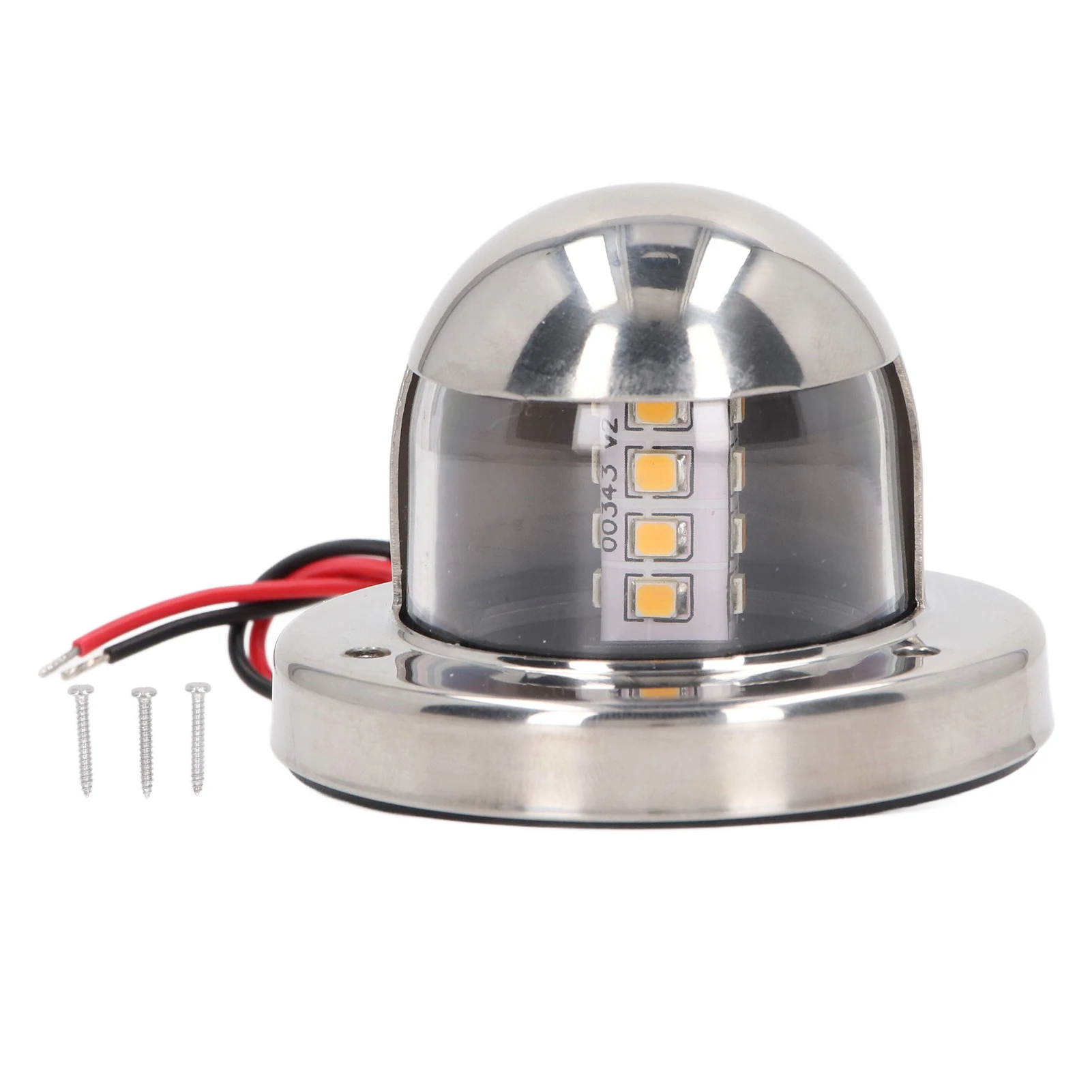 12V DC Boat Anchor Lights 135&deg; White LED Navigation Stern Light IP66 Waterproof 2nm Visibility for Marine Yachts Pontoon Marine Accessories Marine Hardware Marine Boat Lights