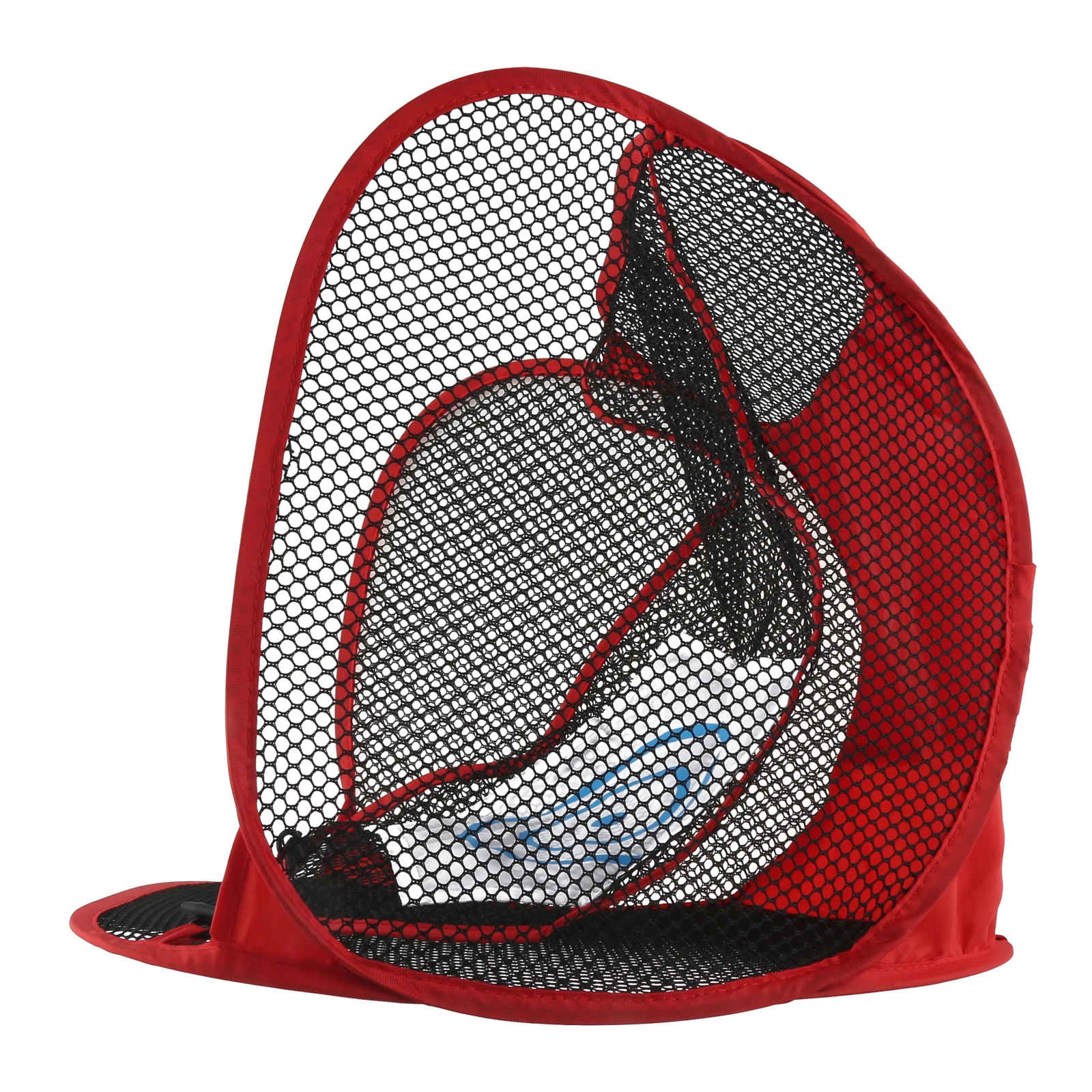 Red Foldable Golf Practice Mesh Nets Garden Grassland Indoor&Outdoor