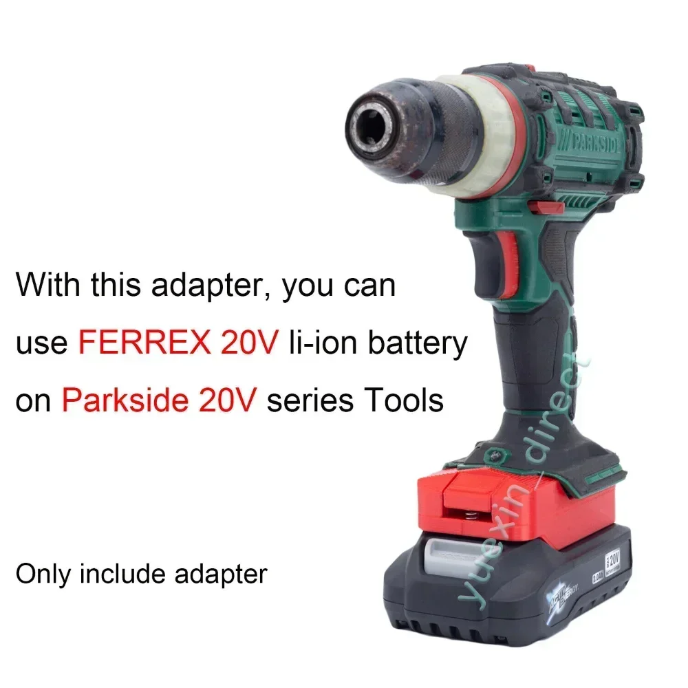 For Aldi Ferrex Activ Energy 20V Battery Adapter To Lidl Parkside 20V Power  Tools Converter (Not include tools and battery)