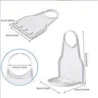 1 PC Laundry Detergent Universal White Organizer Soap Dish Accessories Drip Collector Cup Holder Fabric Softener Rack Spill 2