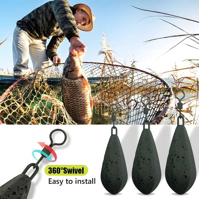 Carp fishing weight, 56g/71g/85g/99g/113g, suitable for freshwater and seawater, not easily corroded 3