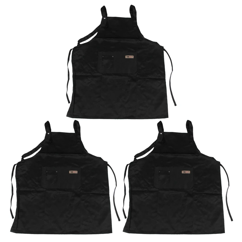 

HOT!3X A Black Professional Stylist Apron Waterproof Hairdressing Coloring Shampoo Haircuts Cloth Wrap Hair Salon Tool